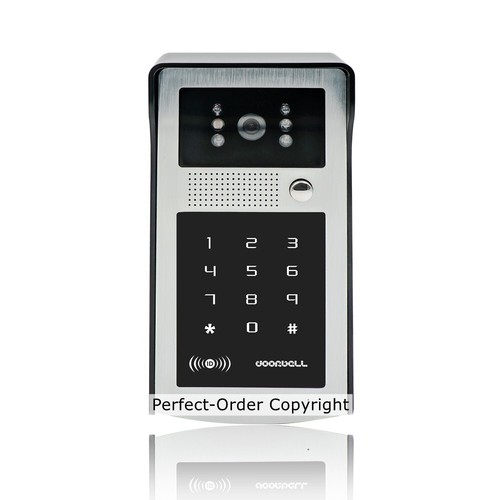 Wired 7" Video Doorphone Intercom Doorbell +RFID Card&Password Camera +Remote - Picture 4 of 14