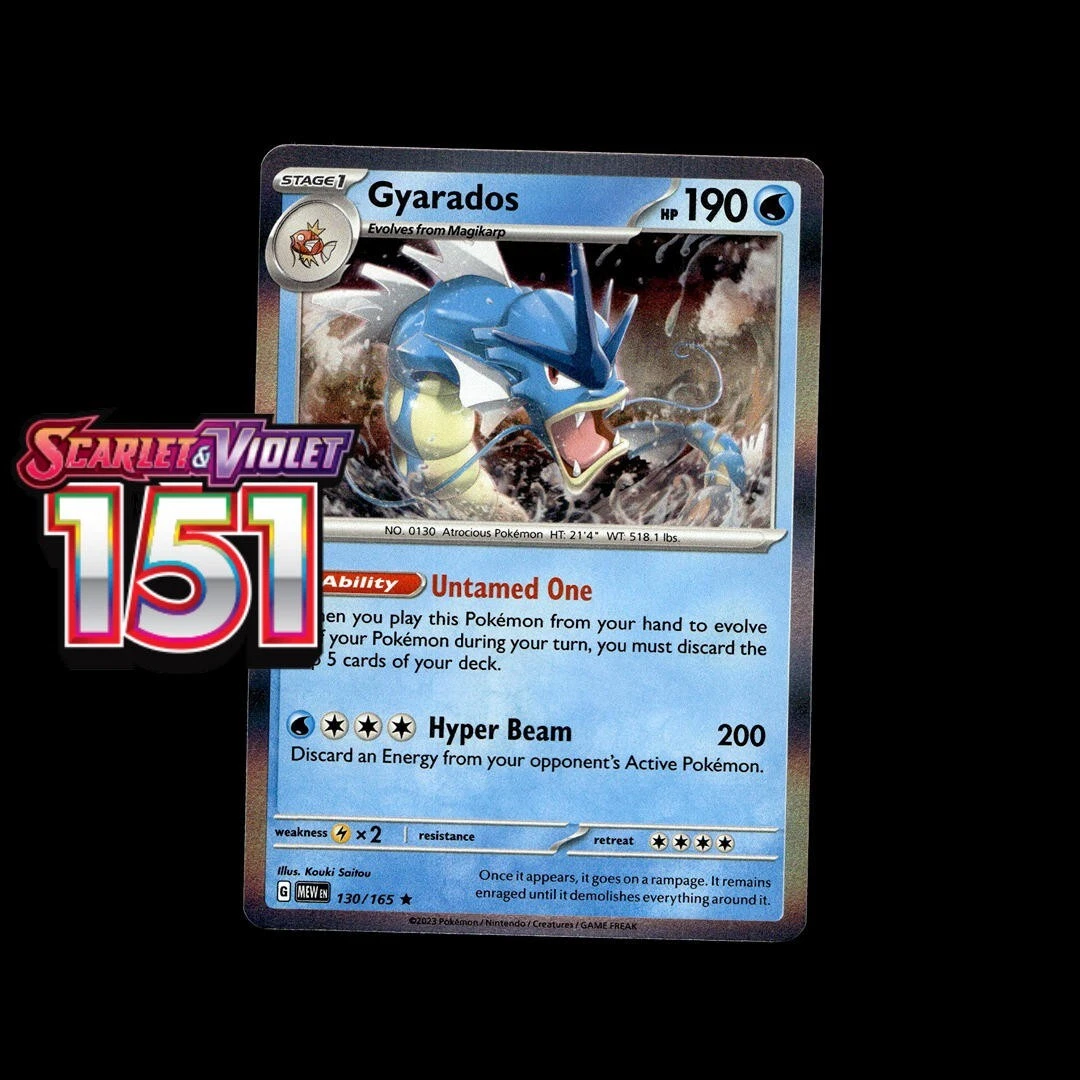 Gyarados 130/165 Sv: Scarlet & Violet 151 for sale | eBay