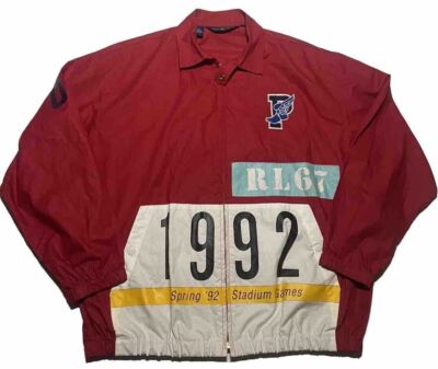 Vintage 90s Polo Ralph Lauren 1992 Stadium Jacket Size