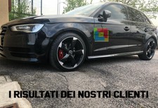 Schweller Seitenlichter Audi A3 8V Sportback 2012 + Spoiler Unten Tür Look S3