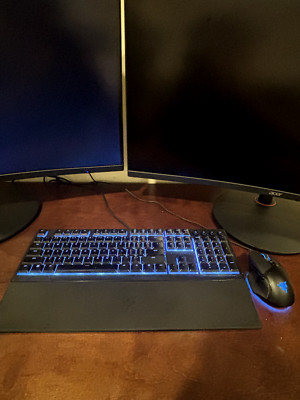 Gaming PC Bundle: PC, Monitor, Headphones, Keyboard, and Mouse