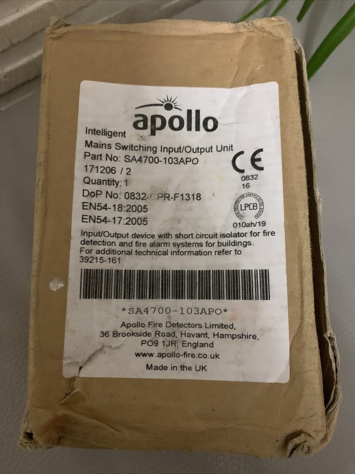 Apollo SA4700-103APO Intelligent Mains Switching Input Output Unit ...
