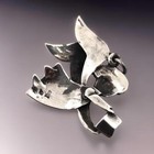 JAMES AVERY STERLING SILVER RETIRED LARGER SINGING CHOIR ANGEL PENDANT #7969 — photo 6
