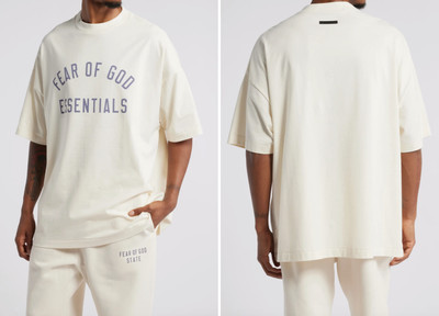 Fear of God Essentials Gender Inclusive Oversize Cotton Logo Graphic T-Shirt whi