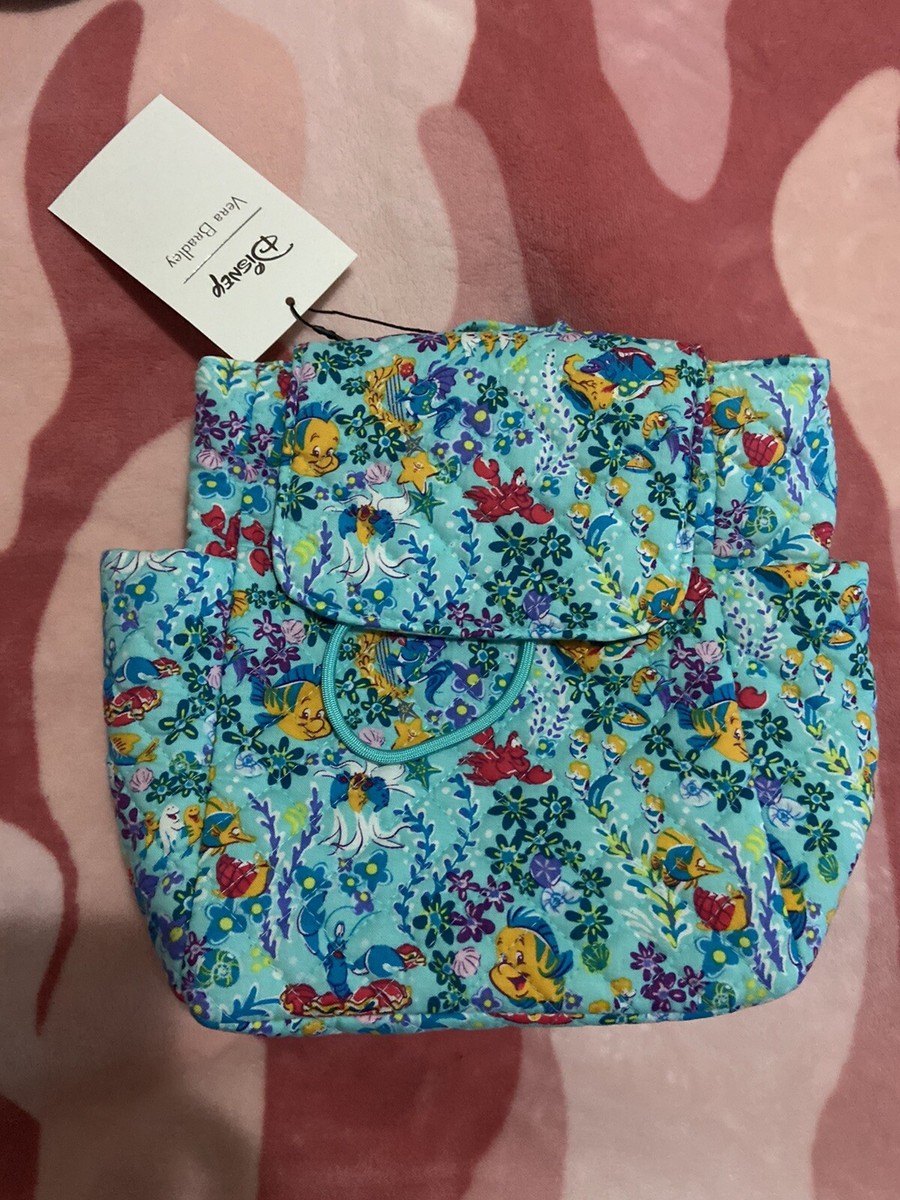 NWT Disney Vera Bradley Ariel Floral Ditsy Mini Backpack The Little Mermaid NWT Vera Bradley Disney main image 3