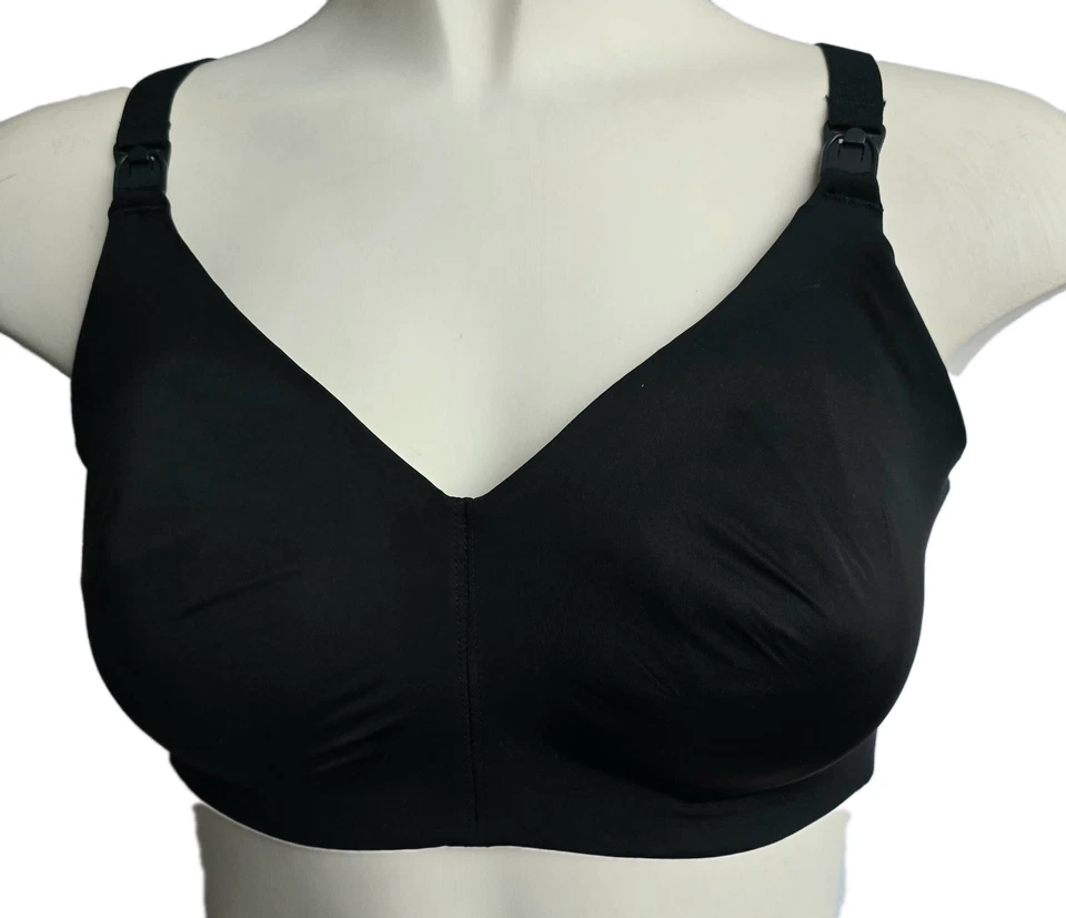 M&S Nursing Bra Black Flexifit Non Wired Maternity Full Cup Size 32-42 A-H - Image 2 of 4