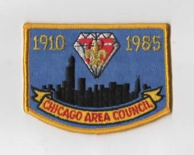 1910-1985 75th Chicago Area Council YEL Bdr. [CHI-1201]