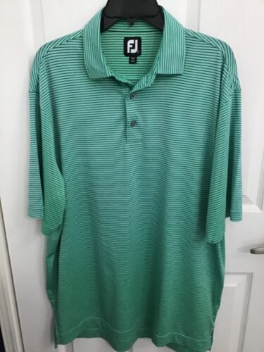 Adidas Golf Shirt Mens Large Navy White Striped Polo Barrington Golf Club  Logo