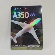 2022 Delta Airline Pilot Trading Card #60 Airbus A350-900