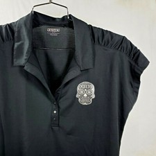 Oculto Beer Tequila inspired Black Ogio Shirt Medium Top Dia de los Muerto Skull