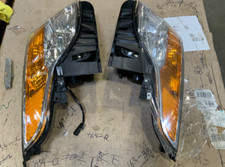 For 2011-2015 Ford Explorer Halogen Chrome Housing Projector Headlight Lamps Set