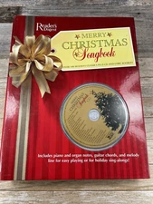 MERRY CHRISTMAS SONG BOOK By Reader's Digest W/CD- Piano Organ Guitar Melody