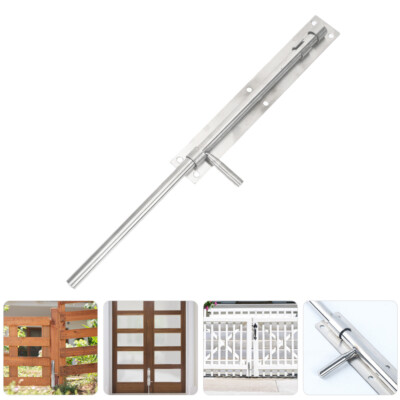 Thickened Stainless Steel Door Bolts Locks 16Inch Extended for Doors Cane French