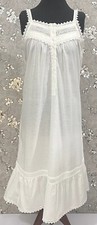 SoieRose Victorian Lace-Trimmed 100 Cotton Nightgown   SR-1155