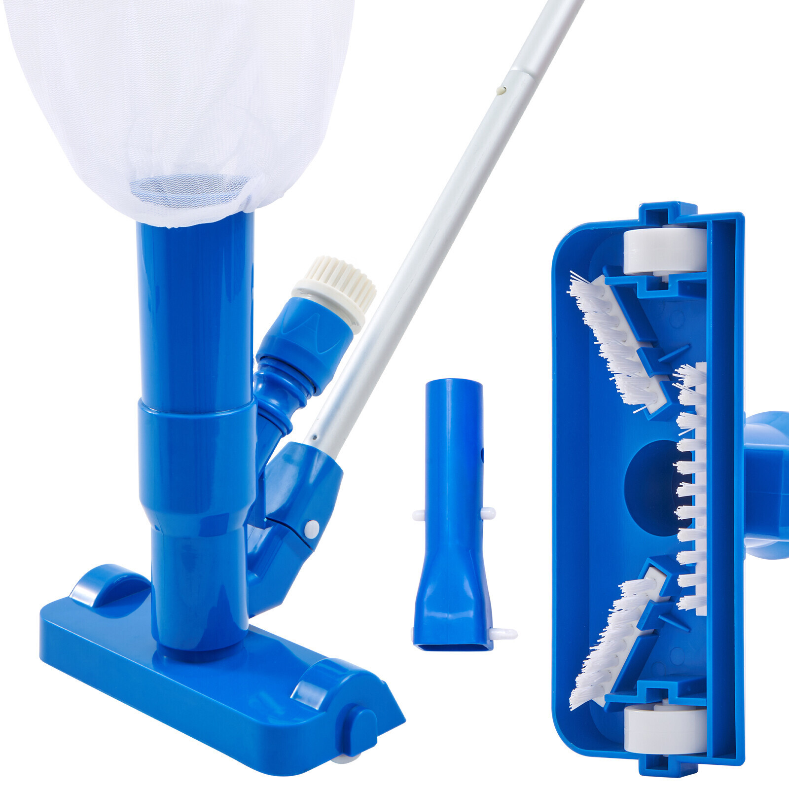 Handheld Vacuum Swimming Pool Jet Cleaner 5Section Pole Ground Spa Pond Fountain