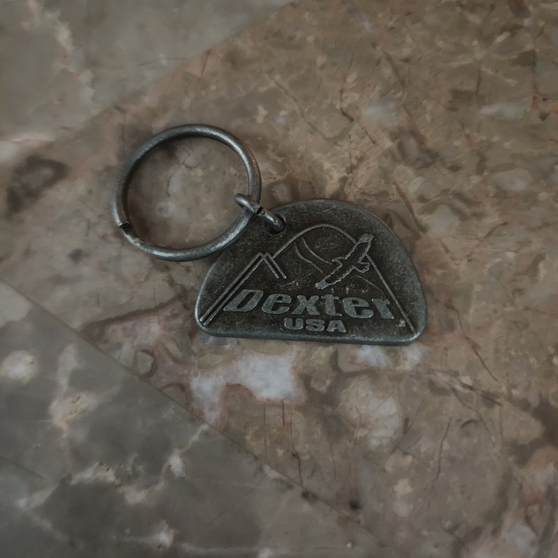 Dexter Shoe Company USA Keychain Footwear Pewter