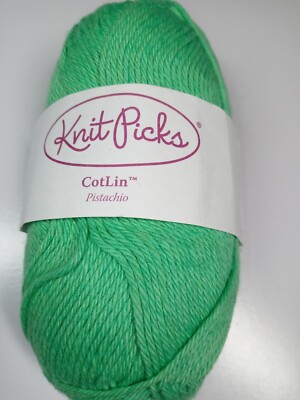 Knit Picks Cotlin Yarn-Pistachio-123 Yards-NEW