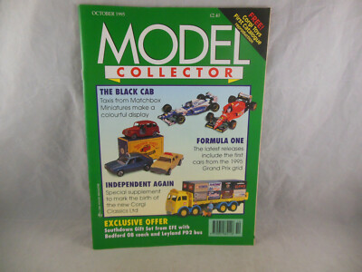 Model Collector October 1995 ''The Black Cab'' & Formula one 