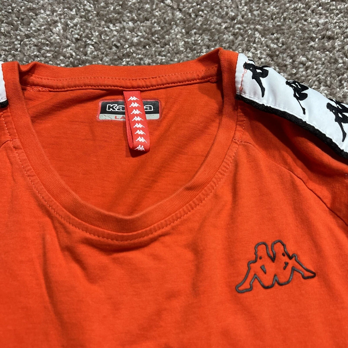Kappa t shirt clearance orange