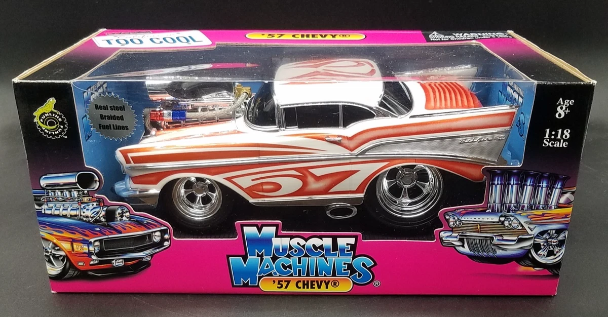 Muscle Machines 57 Chevy 1/18スケール　新品未開封 Muscle Machines Chevrolet 1:18 Scale Diecast & Toy Vehicles for