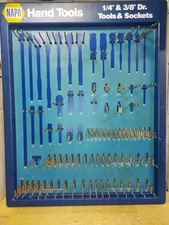 Vintage Napa Hand Tools In Store Display Wall Organize Tools Wire Rack 29.5x23.5