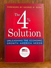 Product Image: The 4% Solution Hardcover Signed by George W. Bush