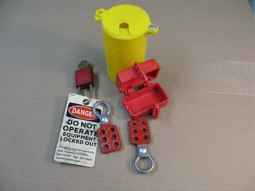 LOCK OUT / TAG OUT setup.