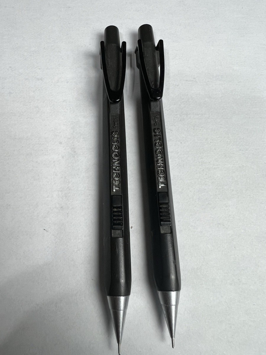 ぺんてる TECHNOCLIC PN105 VTG Pentel Technoclic Mechanical Pencil 0.5mm Red PN105 Made Japan