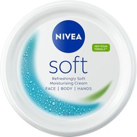 NIVEA Soft (500ml), A Moisturising Cream for Face, Body and Hands with Vitamin E