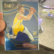 Panini Select Nico Mannion Concourse Rookie Card #261 Warriors NBA 2020-21. rookie card picture
