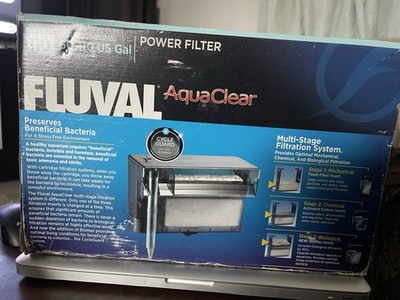 NEW    Fluval AquaClear 110 Power Filter Aquarium 500 GPH HAGEN