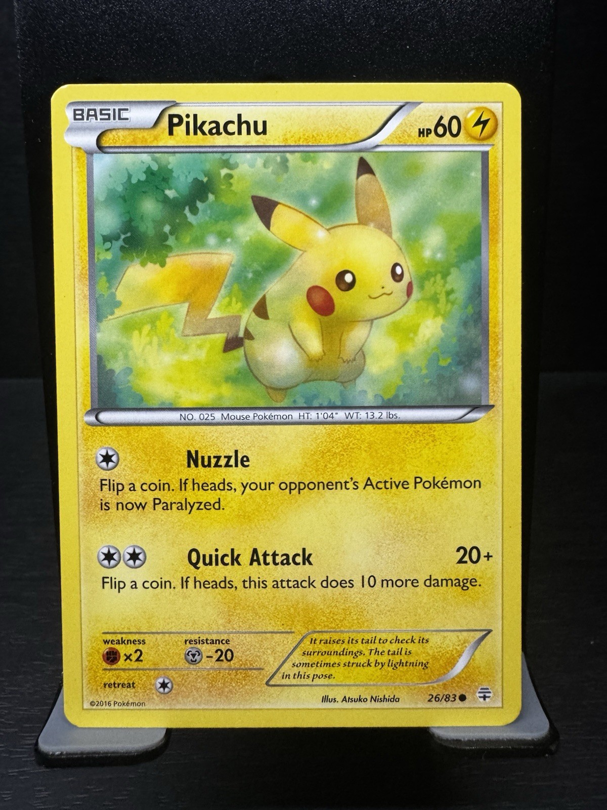 Pikachu 26/83 Regular Common LP - Generations 2016 - Pokemon TCG