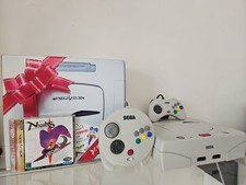 Sega Saturn Christmas Edition Fenrir Pro ODE 64GB CD Switch, 220V PSU + OEM PSU