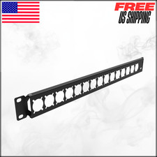 Hinged Rack Panel XLR HDMI Audio Rack Mount Panel W/ 16 D-Series 1U16D