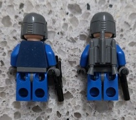 Lego Mandalorian Death Watch Warrior Minifigure Lot of 2 Star Wars 7914 sw0296
