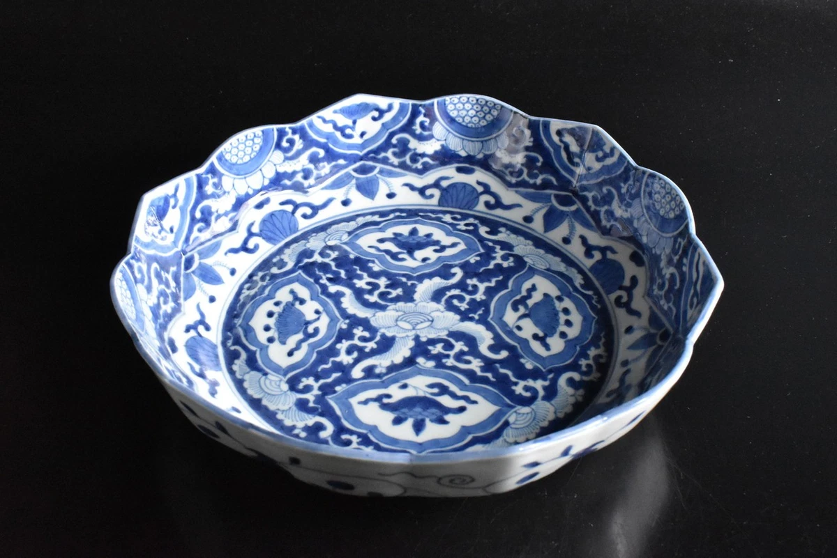 蓝色日本古董| eBay