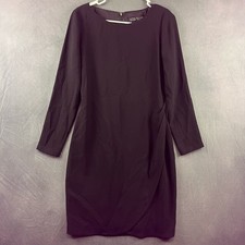 Linda Allard Ellen Tracy Womens Sz 4 Dress Goth Mid Length Wednesday Fairy Layer