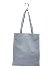 To b. by agnes b Tote Bag, Cowhide Leather, Blue, Plain, 6255WX31