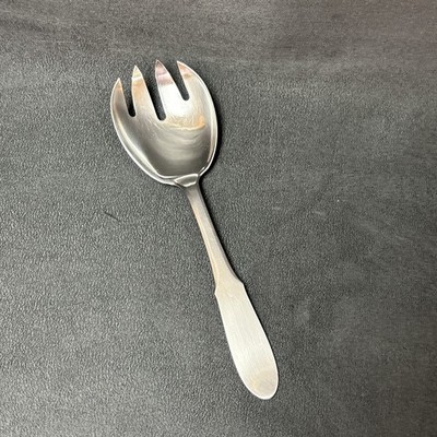 Georg Jensen Denmark MITRA Stainless - Solid Serving Fork 8 3/8 Inches