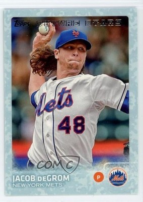 2015 Topps Future Stars Snow Camo 94/99 Jacob deGrom #129 0p5z