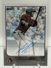 2022 Topps Clearly Authentic Auto RC Rookie Seth Beer #CAA-SBE Diamondbacks