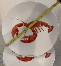 Studio Nova Lobster Red 11" Large Dinner Plate(s)  Y0723 Serving Platter Have 4
