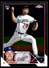 2023 Topps Chrome Michael Grove Rookie Los Angeles Dodgers #22