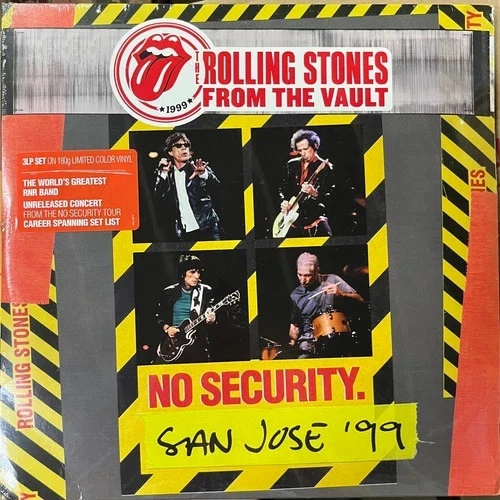 ROLLING STONES / FROM THE VAULT: NO SECURITY SAN JOSE ’99 COLOR 3XLP, LIMITED ED
