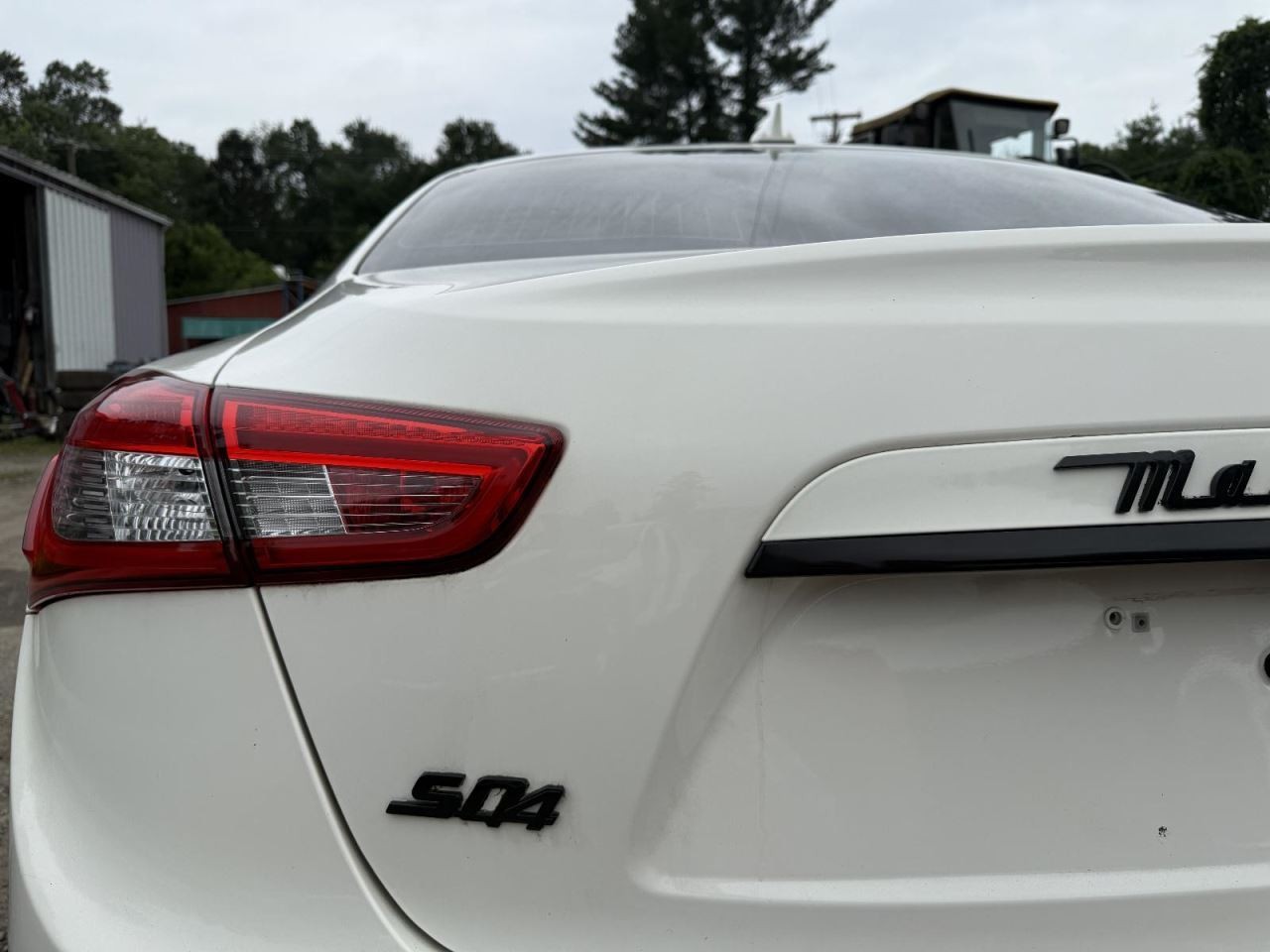 2014-2020 Maserati Ghibli Deck Lid White With Camera