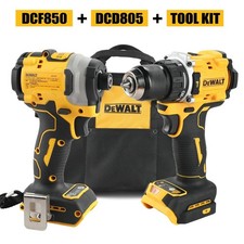 DEWALT DCF805 DCD850 20V Max Brushless Combo Kit Impact Drill Tool Bag