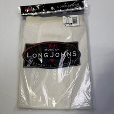 Vintage 2004 Morgan Long Johns Thermal Underwear Pants Size XL 42/44 Ivory