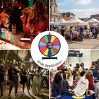 18" Dry Erase Spinning Color Prize Wheel Tabletop Fortune Carnival Game 14 Slots — photo 7