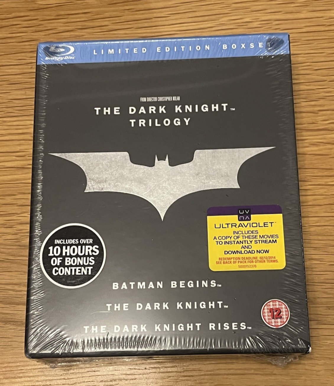 The Dark Knight Trilogy Blu-ray Boxset Batman Begins Dark Knight Rises NEWSealed
