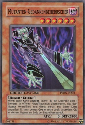 YuGiOh Mutanten-Gedankenbeherrscher PTDN-DESE1 Super Rare Excellent unl.